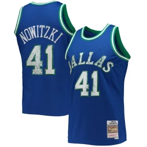 Sofisticado Increíble Duradero Dirk Nowitzki Dallas Mavericks 1998/99 Hardwood Classics NBA 75th Anniversary Diamond Swingman Jersey Blue  para la gran final