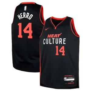 Chulo Clásico Tyler Herro Miami Heat Nike Youth Swingman Replica Jersey City Edition Black  para la gran final