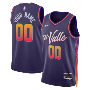 Chulo Maravilloso Phoenix Suns Nike Unisex 2023/24 Custom Swingman Jersey Purple City Edition  para la gran final