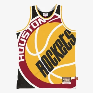 Cool Duradero Ideal Houston Rockets Hardwood Classics Blown Out Fashion Jersey Black  para la gran final