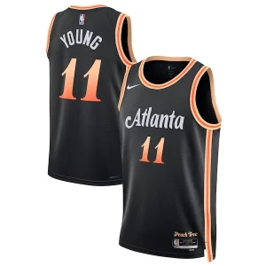 Encantador Práctico Trae Young Atlanta Hawks Nike Unisex 2022/23 Swingman Jersey City Edition Black  para la gran final