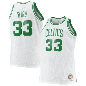 Clásico Fantástico Sofisticado Larry Bird Boston Celtics Big & Tall 1985/86 Hardwood Classics Swingman Jersey White  para la gran final