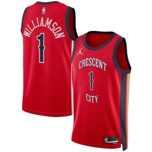 Exquisito Magnífico Zion Williamson New Orleans Pelicans Jordan Brand Unisex Swingman Jersey Statement Edition Red  para la gran final
