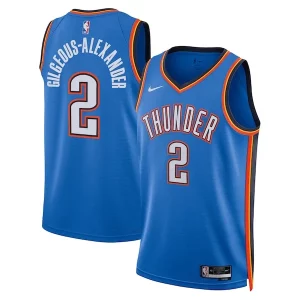 Increíble Hermoso Shai Gilgeous Alexander Oklahoma City Thunder Nike Unisex Swingman Replica Jersey Icon Edition Blue  para la gran final