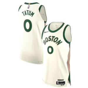 Robusto Magnífico Nike Jayson Tatum Boston Celtics Authentic Jersey City Edition White  para la gran final