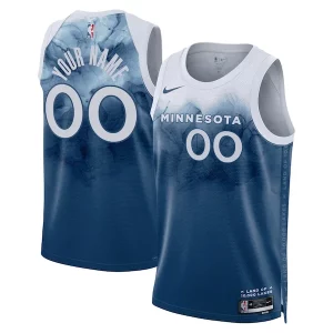 Único Genial Elegante Minnesota Timberwolves Nike Unisex 2023/24 Custom Swingman Jersey Blue City Edition  para la gran final