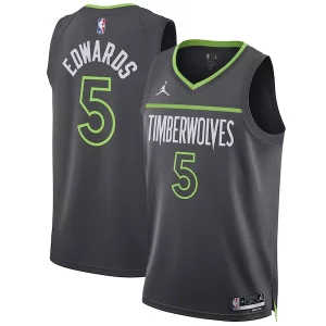 Comodo Magnífico Fantástico Anthony Edwards Minnesota Timberwolves Jordan Brand Unisex Swingman Jersey Statement Edition Charcoal  para la gran final