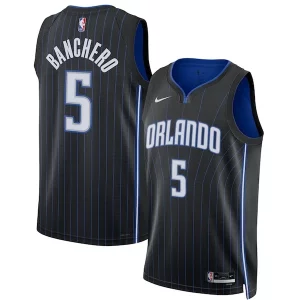 Clásico Paolo Banchero Orlando Magic Nike Unisex 2022 NBA Draft First Round Pick Swingman Jersey Icon Edition Black  para la gran final