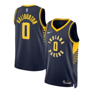 Moderno Chulo Tyrese Haliburton Indiana Pacers Nike Unisex Swingman Jersey Icon Edition Navy  para la gran final