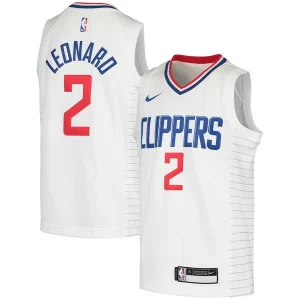 Cool Encantador Kawhi Leonard LA Clippers Nike Youth 2020/21 Swingman Jersey Association Edition White/Royal  para la gran final
