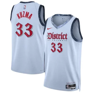 Original Kyle Kuzma Washington Wizards Nike Unisex 2024/25 Swingman Player Jersey City Edition Powder Blue  para la gran final