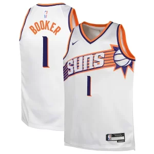 Único Estupendo Moderno Devin Booker Phoenix Suns Nike Youth Swingman Jersey Association Edition White  para la gran final