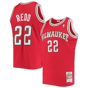 Sofisticado Delicioso Michael Redd Milwaukee Bucks 2001/02 Hardwood Classics Swingman Jersey Red  para la gran final
