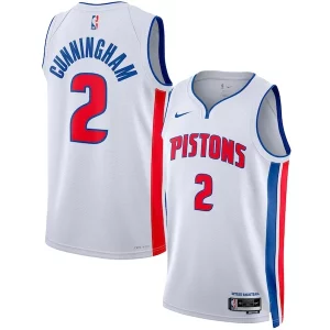 Delicioso Cade Cunningham Detroit Pistons Nike Unisex Swingman Jersey Association Edition White/Blue  para la gran final