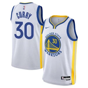 Sofisticado Stephen Curry Golden State Warriors Nike Youth Performance Swingman Jersey Association Edition White  para la gran final