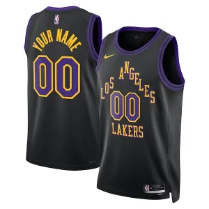 Delicioso Versátil Bonito Los Angeles Lakers Nike Unisex 2023/24 Custom Swingman Jersey Black City Edition  para la gran final