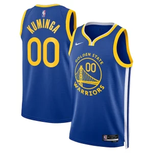 Genial Jonathan Kuminga Golden State Warriors Nike Unisex 2022/23 Swingman Badge Player Jersey Icon Edition Royal  para la gran final