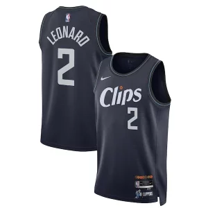 Elegante Estupendo Moderno Kawhi Leonard LA Clippers Nike Unisex 2023/24 Swingman Jersey Navy City Edition  para la gran final