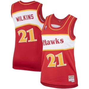Exquisito Dominique Wilkins Atlanta Hawks Women's Hardwood Classics Swingman Jersey Red  para la gran final
