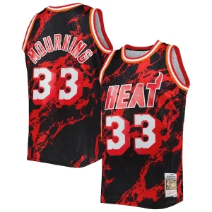 Estupendo Perfecto Bonito Alonzo Mourning Miami Heat 1996/97 Hardwood Classics Marble Swingman Jersey Black  para la gran final