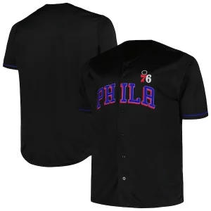 Resistente Philadelphia 76ers Profile Big & Tall Pop Jersey Black  para la gran final