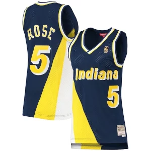 Robusto Jalen Rose Indiana Pacers Women's 1996/97 Hardwood Classics Swingman Jersey Navy  para la gran final