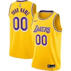 Duradero Fantástico Magnífico Los Angeles Lakers Nike Custom Swingman Jersey Gold Icon Edition  para la gran final