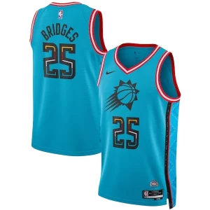 Atractivo Mikal Bridges Phoenix Suns Nike Unisex 2022/23 Swingman Jersey City Edition Turquoise  para la gran final