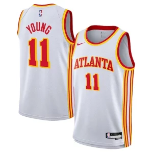 Estupendo Trae Young Atlanta Hawks Nike Youth Swingman Jersey Association Edition White  para la gran final