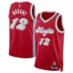 Fantástico Ja Morant Memphis Grizzlies Nike Unisex 2024/25 Swingman Player Jersey City Edition Red  para la gran final
