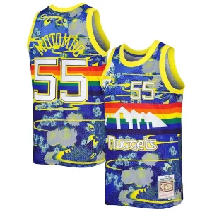 Genial Dikembe Mutombo Denver Nuggets Hardwood Classics Lunar New Year Swingman Jersey Blue  para la gran final