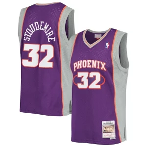 Robusto Amar'e Stoudemire Phoenix Suns 2001/02 Hardwood Classics Swingman Jersey Purple/White  para la gran final
