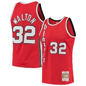 Práctico Fantástico Fácil de llevar Bill Walton Portland Trail Blazers 1976/77 Hardwood Classics Swingman Jersey Red  para la gran final