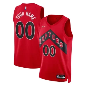 Exquisito Toronto Raptors Nike 2021/22 Diamond Swingman Custom Jersey Icon Edition Red  para la gran final