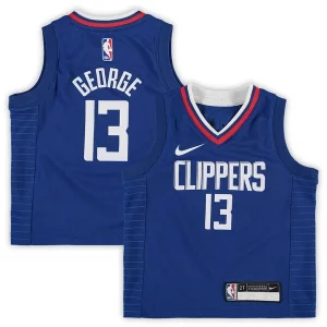 Sofisticado Paul George LA Clippers Nike Toddler 2020/21 Replica Jersey Icon Edition Royal  para la gran final