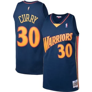 Comodo Hermoso Robusto Stephen Curry Golden State Warriors 2009/10 Big & Tall Hardwood Classics Swingman Jersey Navy  para la gran final