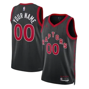Duradero Original Toronto Raptors Jordan Brand Unisex 2022/23 Swingman Custom Jersey Statement Edition Black  para la gran final