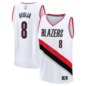 Genial Deni Avdija Portland Trail Blazers Fast Break Replica Player Jersey Association Edition White  para la gran final