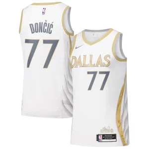 Cool Dallas Mavericks Nike Swingman Player Jersey City Edition White  para la gran final