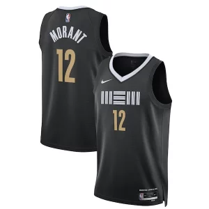 Elegante Versátil Ja Morant Memphis Grizzlies Nike Unisex 2023/24 Swingman Jersey Black City Edition  para la gran final