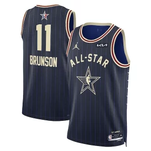 Fantástico Clásico Versátil Jalen Brunson Jordan Brand Unisex 2024 NBA All Star Game Swingman Jersey Navy  para la gran final