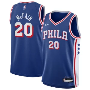Bonito Jared McCain Philadelphia 76ers Nike Youth Swingman Jersey Icon Edition Royal  para la gran final