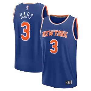 Delicioso Bonito Josh Hart New York Knicks Fast Break Replica Player Jersey Icon Edition Royal  para la gran final