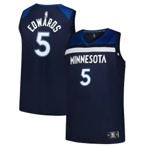 Maravilloso Cool Clásico Anthony Edwards Minnesota Timberwolves Big & Tall Fast Break Jersey Icon Edition Navy  para la gran final