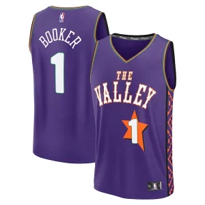 Atractivo Ideal Devin Booker Phoenix Suns Youth 2024/25 Fast Break Player Jersey City Edition Purple  para la gran final