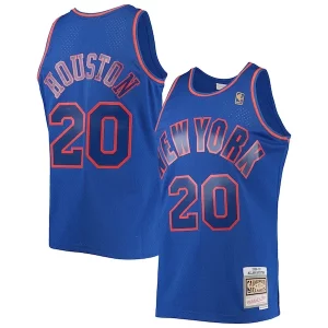 Cool Fácil de llevar Magnífico Allan Houston New York Knicks 1996/97 Throwback Dark Swingman Jersey Blue  para la gran final