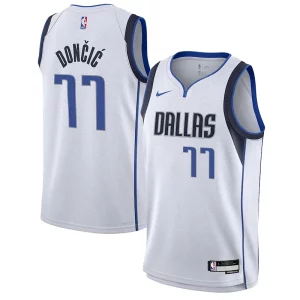Sofisticado Delicioso Luka Dončić Dallas Mavericks Nike Youth Swingman Jersey Association Edition White  para la gran final