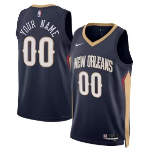 Delicioso Comodo New Orleans Pelicans Nike Unisex 2022/23 Swingman Custom Jersey Navy Icon Edition  para la gran final