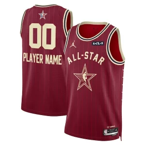 Duradero Ideal Elegante Jordan Brand Unisex 2024 NBA All Star Game Swingman Custom Jersey Crimson  para la gran final