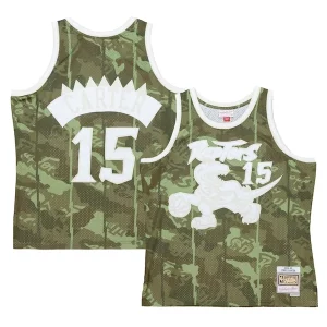 Único Perfecto Sofisticado Vince Carter Toronto Raptors Hardwood Classics 1998/99 Ghost Green Swingman Jersey Camo  para la gran final